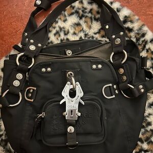 G&G Black Shoulder Bag for Women